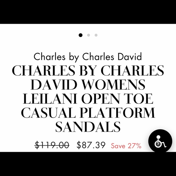 Charles by Charles David Platform Sandals - Picture 11 of 12